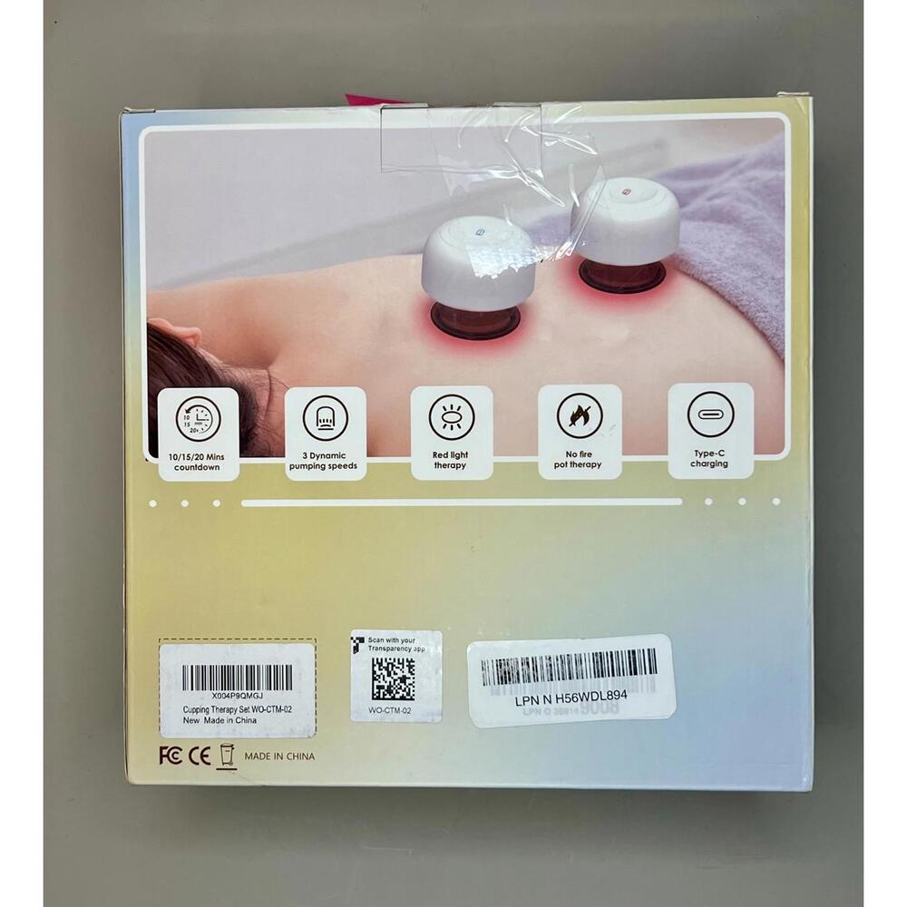 2 Pack Smart Electric Cupping Therapy Massager – 5-in-1 Pain Relief Set - Picture 5 of 5